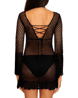 Treasure Island Crochet Swim Cover-Up Tunic