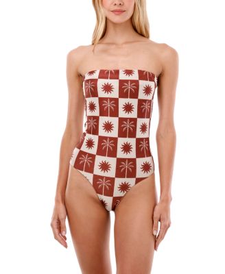 Sunrise Palm Lunaria Bandeau One Piece