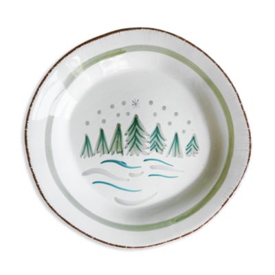 Cortina Serving Platter, Winter Trees