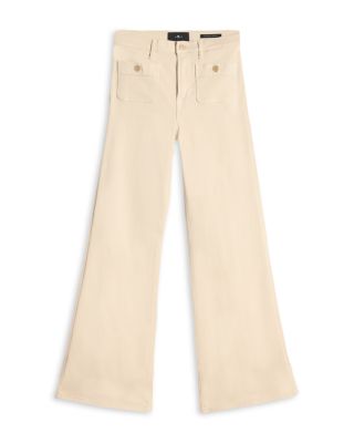 Modern Dojo Mid Rise Flared Jeans in Colored Luxe Vintage