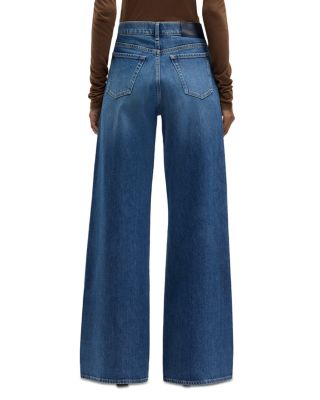 Twisted Lotta High Rise Wide Leg Jeans in Street Wise Wit