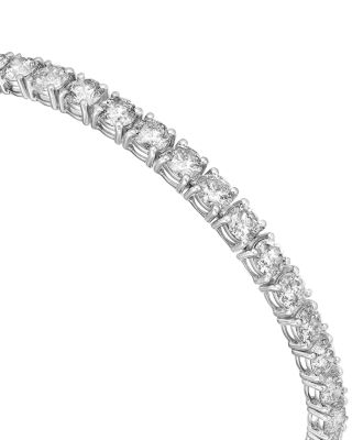 Certified Diamond Classic Tennis Bracelet in 14K White Gold, 12.0 tcw
