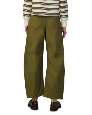 The Bowie High Rise Barrel Jeans in Ivy