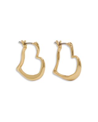 Amour Heart Huggie Hoop Earrings