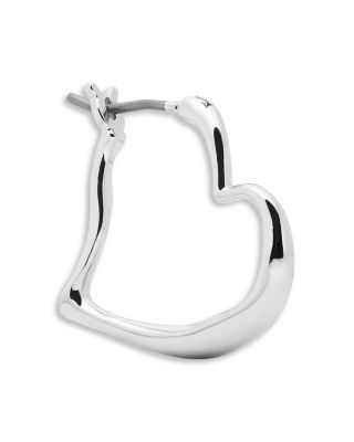 Amour Heart Huggie Hoop Earrings
