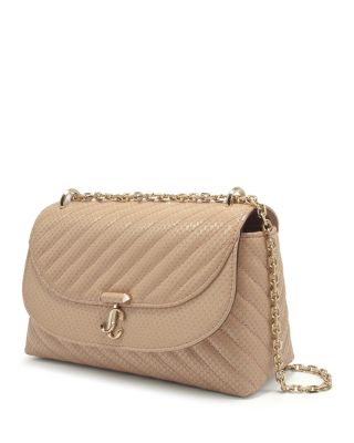 Avenue Curve Quilted Leather Crossbody Bag