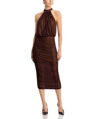 Sparkle Halter Dress - Exclusive