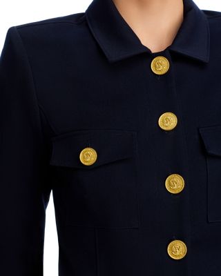 Kumi Button Front Crop Jacket