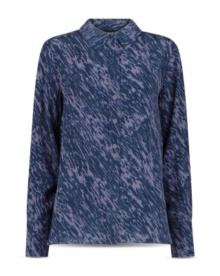 Abstract Marks Collared Shirt