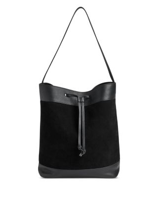 Sasha Suede & Leather Tote Bag 