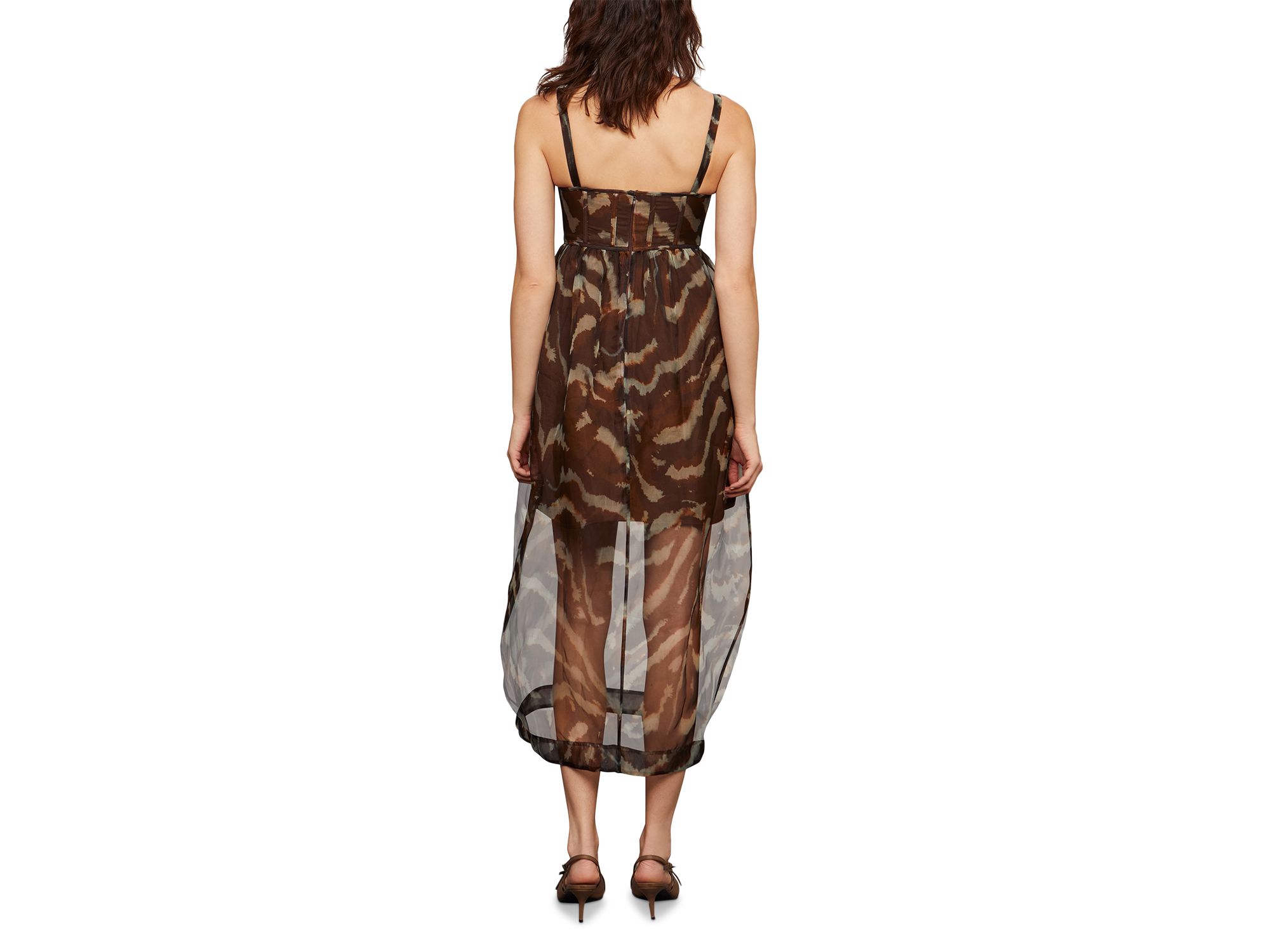 Zarina Silk Bustier Dress — Image 3