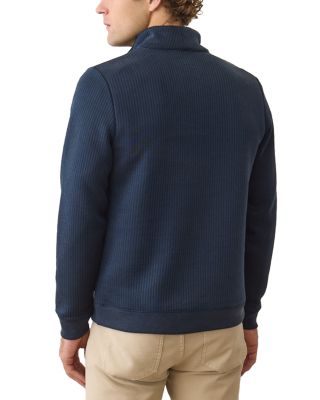 Corbet Quilted Quarter Zip Sweater