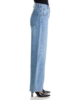 High Rise Barrel Jeans in Light Wash - Exclusive