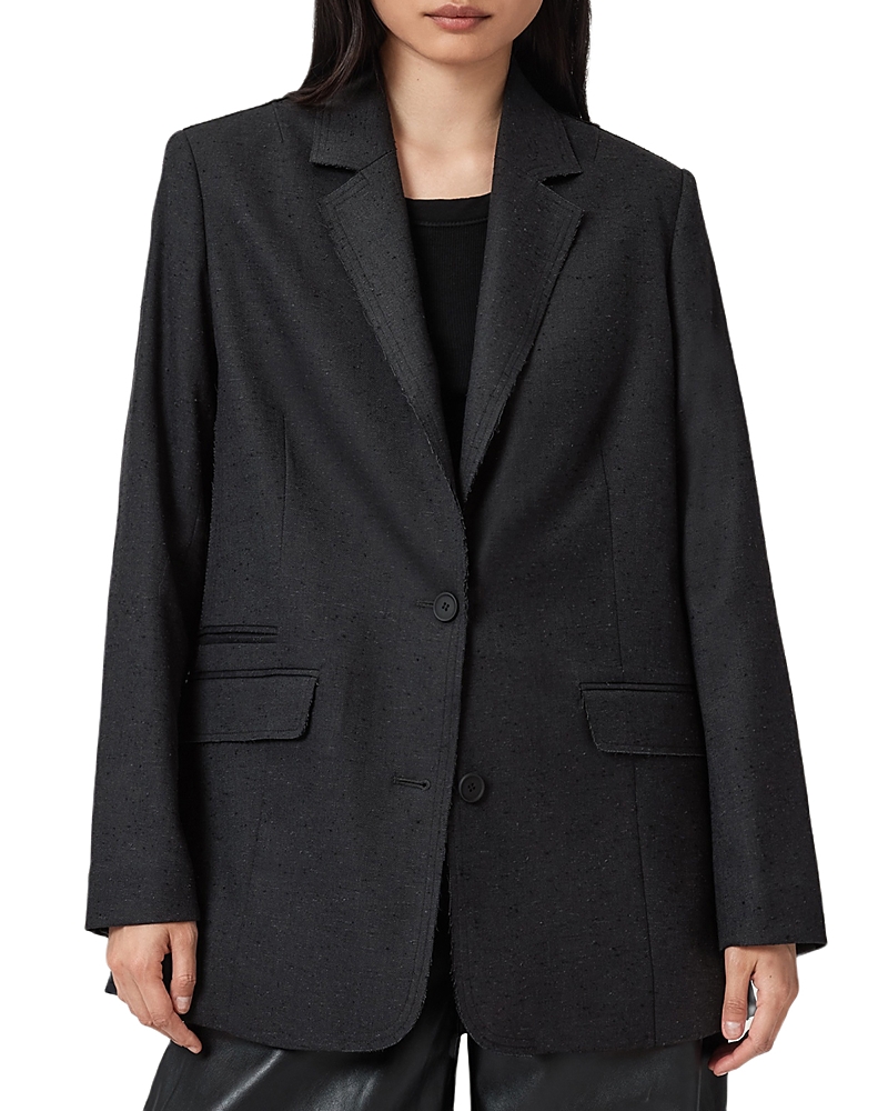 Allsaints Essie Blazer In Black