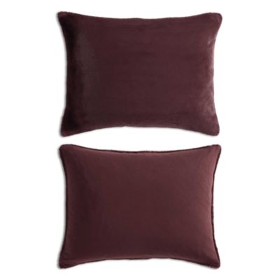 Signature Solid Faux Fur 3 Piece Comforter Set, Queen