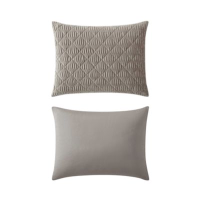 Solid Crushed Velvet 3 Piece Quilt Set, Full/Queen