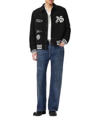 Baum Textured Varsity Jacket