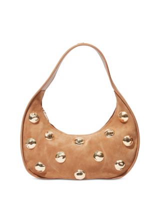 Finn Studded Suede Shoulder Bag