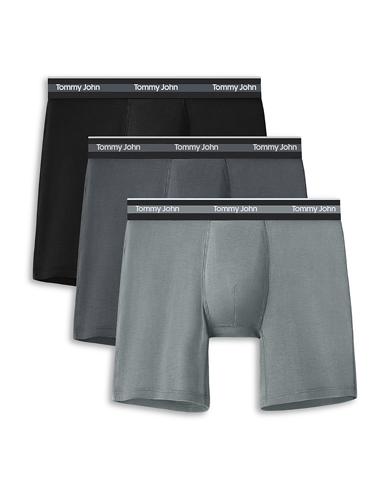 Tommy John Comfort Micro Essentials 6 Boxer Briefs, Pack Of 3 In Multi
