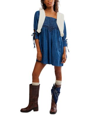 Sonora Denim Mini Dress