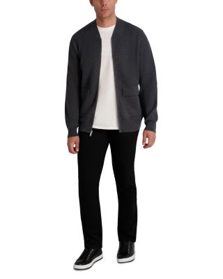 Textured Bomber Jacket