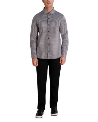 Long Sleeve Printed Button Front Shirt