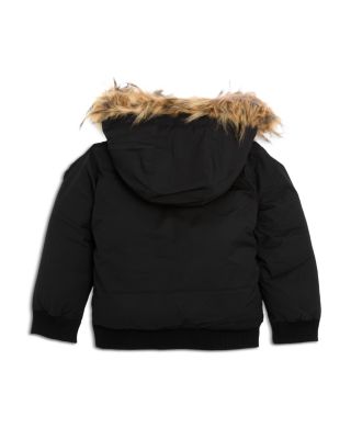 Boys' City Transit Faux Fur Trim Coat - Little Kid, Big Kid