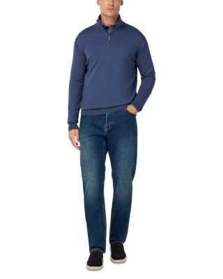 Straight Fit Jeans in Dark Blue