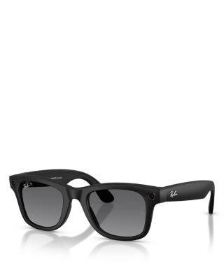 Meta Wayfarer Square AI Sunglasses, 50mm