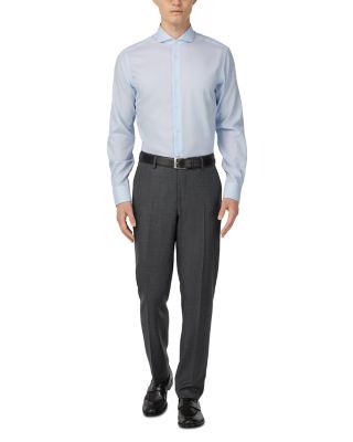 Non-Iron Dobby Naples Collar Dress Shirt