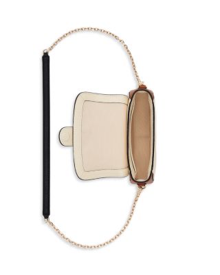 The Clover Colorblock Pebbled Leather Shoulder Bag 