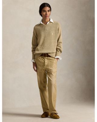 Logo Cotton Crewneck Sweater