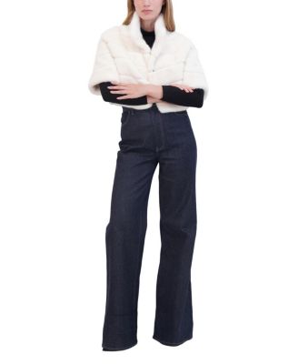 Faux Fur Mink Bolero