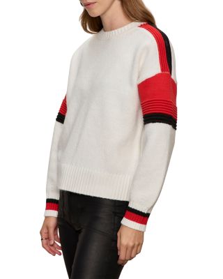 Sporty Stripe Crewneck Sweater