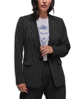 The Empower Pinstripe Tux Blazer