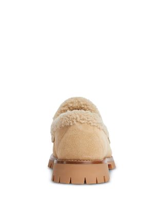 Women's Suede Horsebit Loafers