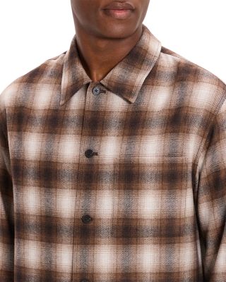 Plaid Button Down Overshirt