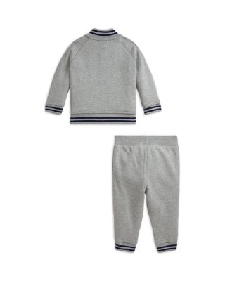 Boys' Fleece Baseball Jacket & Jogger Pants Set - Baby