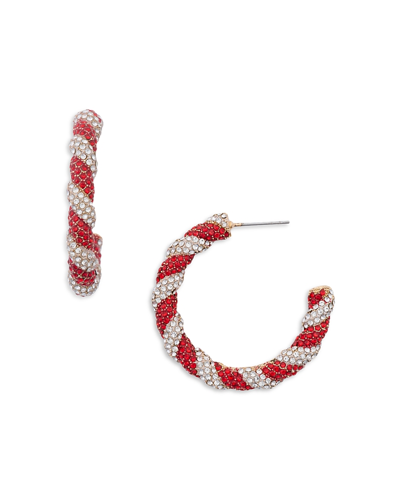 Baublebar Mint Condition Hoop Earrings In Red