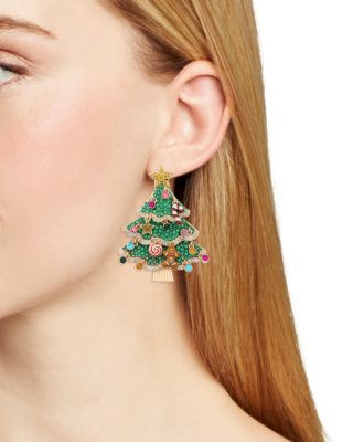 Oh Glitzmas Tree Earrings