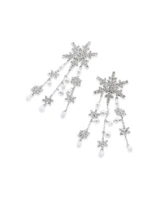 Sparkling Snowflake Earrings