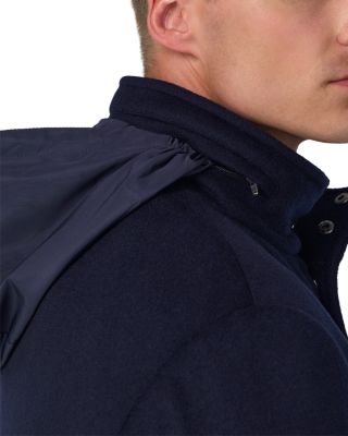 Wool and Cashmere Padded Car Coat