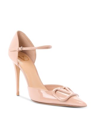 Women's VLogo d'Orsay Patent Leather Pumps
