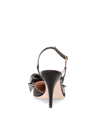 Women's Bow Slingback Pumps