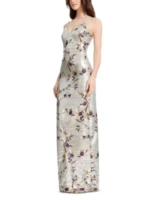 Cammie Floral Sequin Maxi Dress
