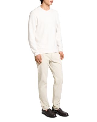 Delroy in Studio T Jacquard Relaxed Fit Long Sleeve Tee