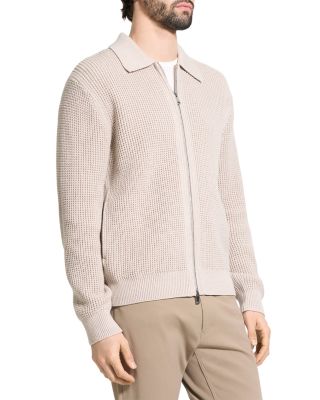 Gary Collar Relaxed Fit Full Zipper Sweater