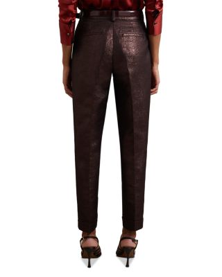 Petite Sparkle Tapered Pants