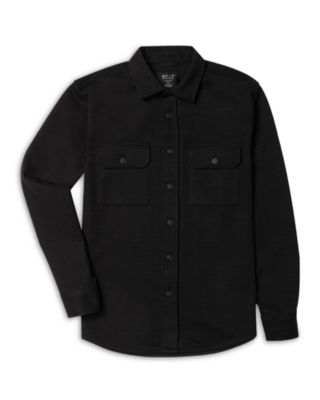 Coastal Button Front Overshirt
