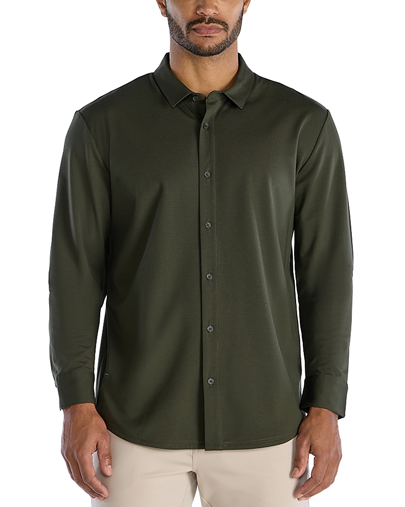 Bylt Basics Everyday Button Shirt In Green